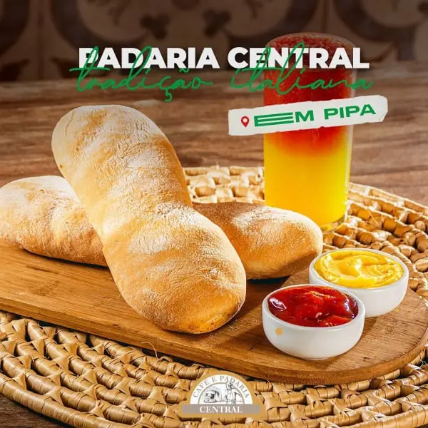 Café e Padaria Central receitas artesanais italianas